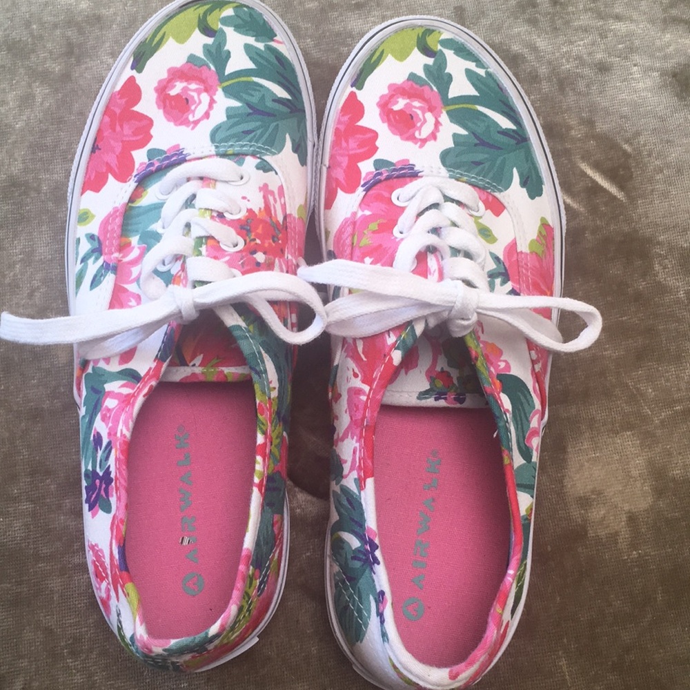 Airwalk Shoes Floral Canvas